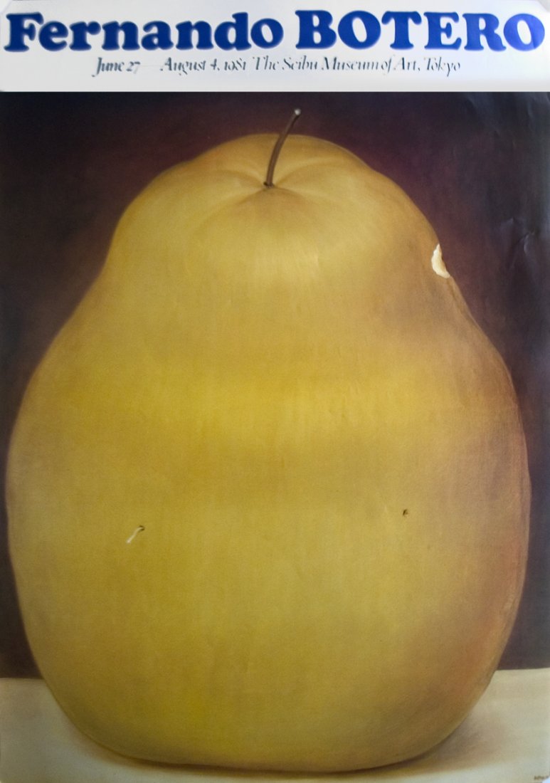 1976 Botero La Manzana Poster (1 of 1)