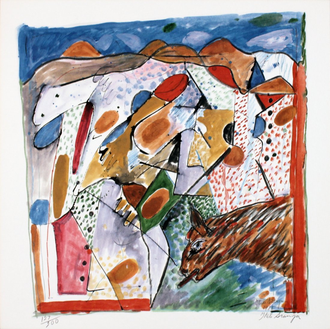 S/N Scanga From Art Sounds Portfolio Print (1 of 1)