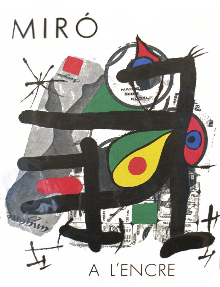 1972 Joan Miro A L'encre Mourlot Book (1 of 1)