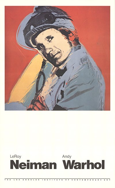 Warhol Bill Shoemaker Poster (1 of 1)