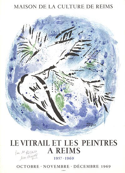 Signed 1969 Chagall Le Vitrail et Les Peintres (1 of 1)