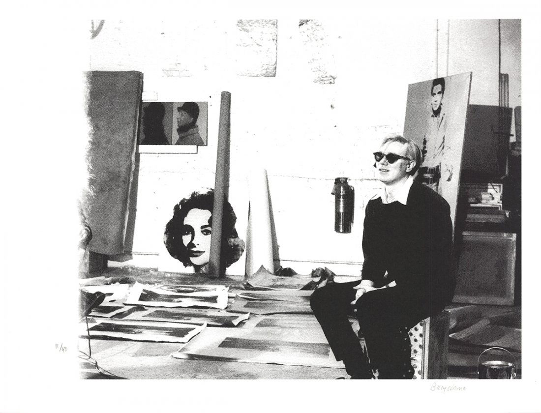 Billy Name - Andy Warhol in His Studio - SIGNED (1 of 1)