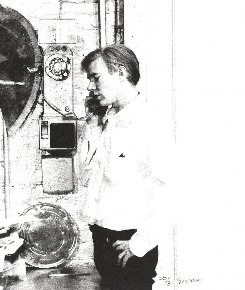 Billy Name - Andy Warhol on the Phone - SIGNED (1 of 1)