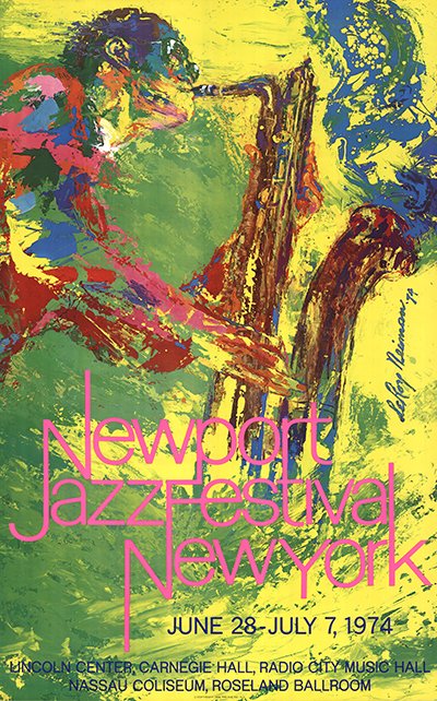 Leroy Neiman - Newport Jazz Festival New York (1 of 1)