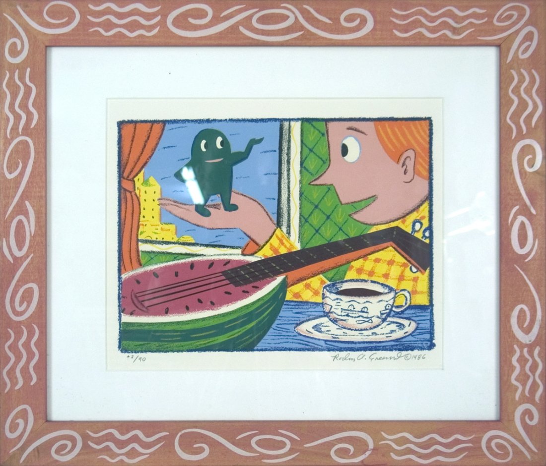 Rodney Greenblat - Watermelon Man - SIGNED (1 of 1)