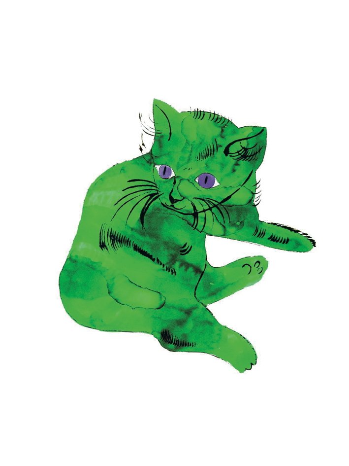Andy Warhol - Cat (Green) - 2000 (1 of 1)