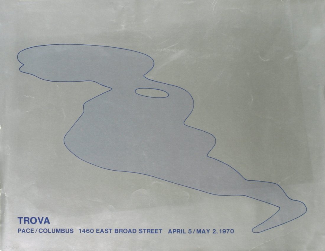 Ernest Trova - Pace Columbus - 1970: Reference #: ULXX1168 Artist Name: Trova, Ernest Title: Pace Columbus Medium: Offset Lithograph Edition Size: 22/50 Year: 1970 Framed: No Paper Size: 17.5 x 22.5 inches Image Size: 17.5 x 22.5 inches