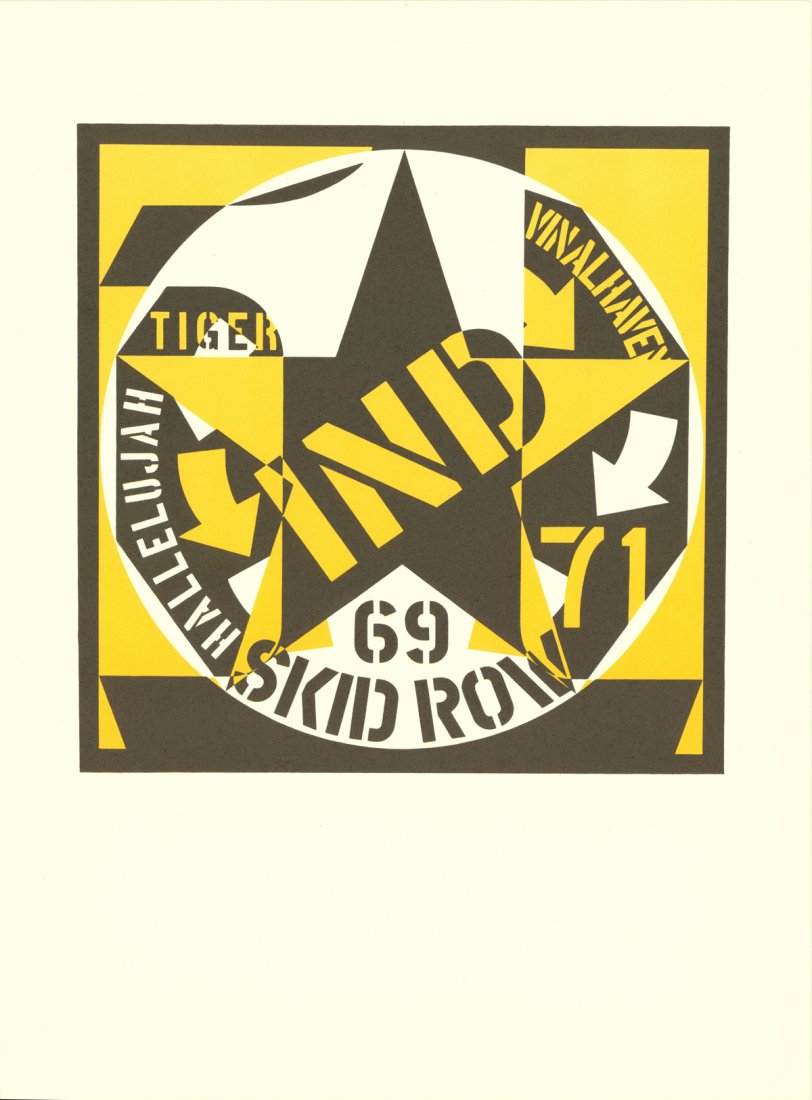 Robert Indiana - Skid Row - 1969 (1 of 1)