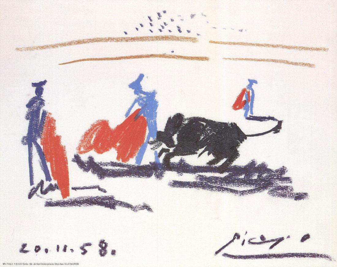 Pablo Picasso - Bull Fight - 1989 (1 of 1)