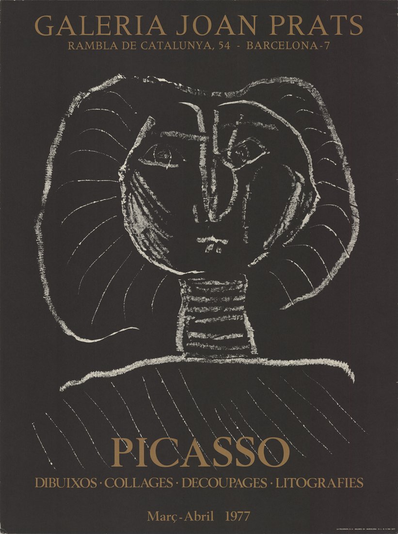 Pablo Picasso - Galeria Joan Prats - 1977 (1 of 1)