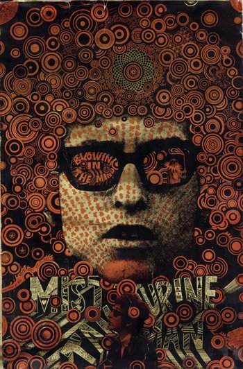 BOB DYLAN Martin Sharp poster: Bob Dylan - Blowin' In The Mind/Mr Tambourine Man Martin Sharp poster, 1967