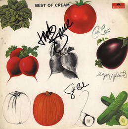 1015: 1015 - Best of Cream signed by the band