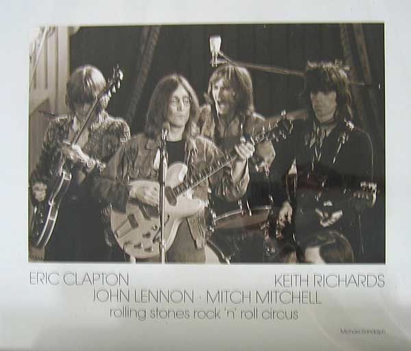 69- Rock n Roll Circus Clapton/Richards photo