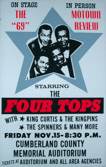 1†: Motown Review boxing style poster, 1969