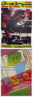 The Undertones / John Peel posters (2): The Undertones / John Peel posters Two original posters for concerts at Lancaster University. The first promotes The Undertones plus support, the second a special John Peel Road Show Rag '80. (2)