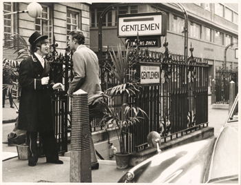 John Lennon / Peter Cook photo: A BBC Publicity shot featuring John Lennon and Peter Cook, 27th November 1966</