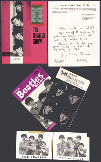 Beatles programmes and magazines