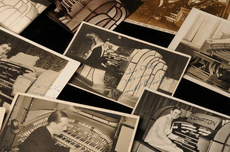 Film: Cinema organists, signed postcards, 1930s: Film: Collection of signed postcards and photographs of cinema organists, 1930sIncluding Dando, John Howlett, F. Rowland, Tom Jenkins and many more (QTY)