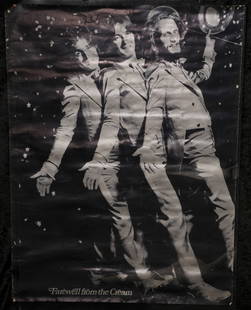 Cream: 'Farewell from the Cream' poster, 1969: Farewell From The Cream' original promotional poster for the 1969 final LP 'Goodbye'Cream Poster: Measures approx. 30 x 40 inch (76 x 101 cm)
