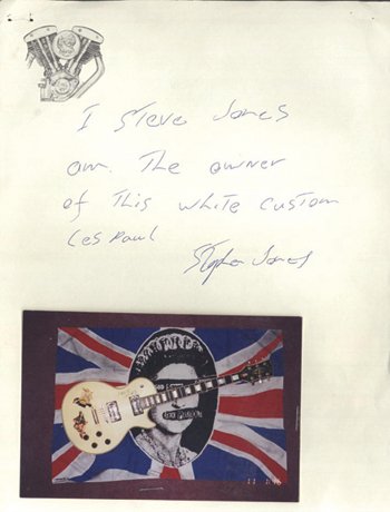 Sex Pistols Steve Jones Gibson Les Paul guitar - 5