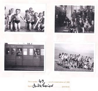 John Lennon - four Ltd Ed school boy photos: A set of Limited Edition John Lennon school boy photographs from the 1950s, signed and numbered by half-sister Julia Baird John Lennon's Summer Holidays comprises four photographs of John taken on
