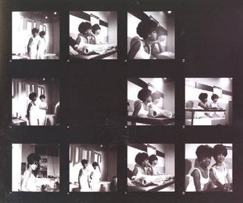 The Supremes - photographs with copyright: The Supremes - Ten black and white images by Graham Spencer, sold with full copyright Ten original black and white negatives featuring a shot of Diana Ross in the kitchen (a very rare occurrence)