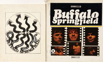 Orig Buffalo Springfield LP art and poster art