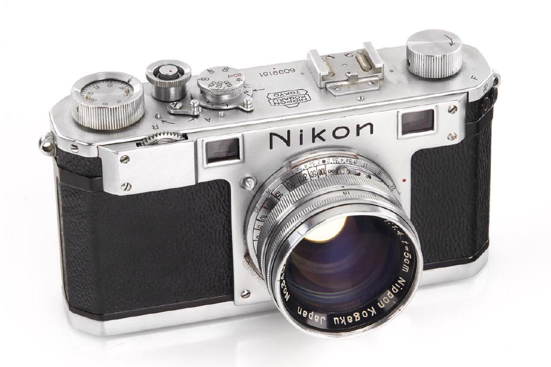 Nikon S chrome, c.1952, no. 6099161 (1 of 5)