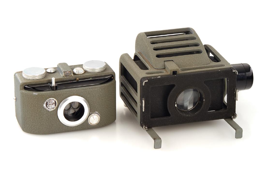 OMI Italy Sunshine 3-Colour Camera, 1947, no. 1026 (1 of 5)