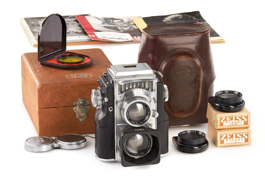 Contaflex TLR set, c.1935, no. A50474 (1 of 9)