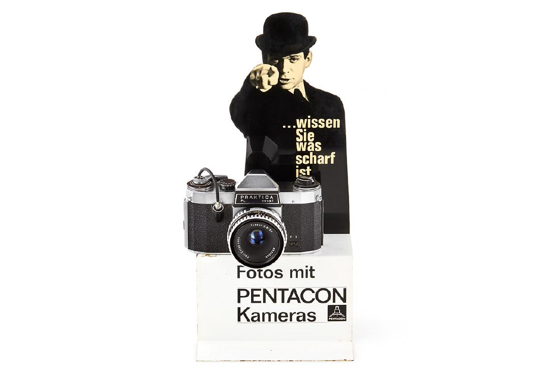 Pentacon Cameras Display Stand, c.1965 (1 of 3)