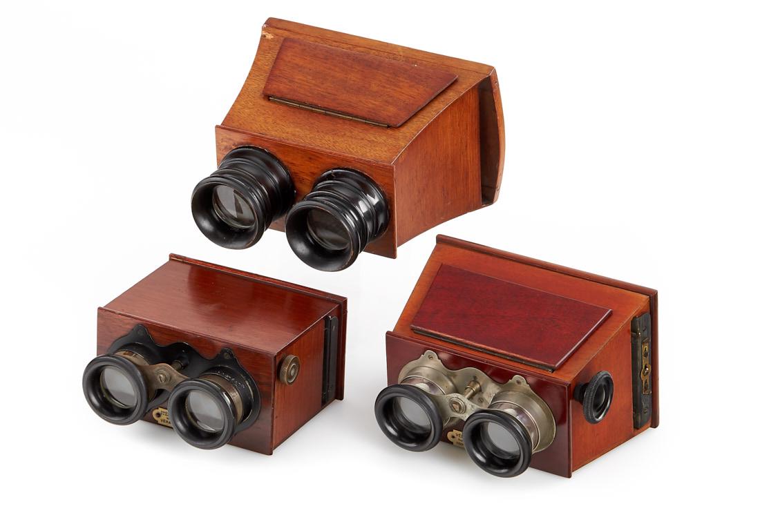 Wooden Stereo Viewers (Lot), c.1920 (1 of 8)