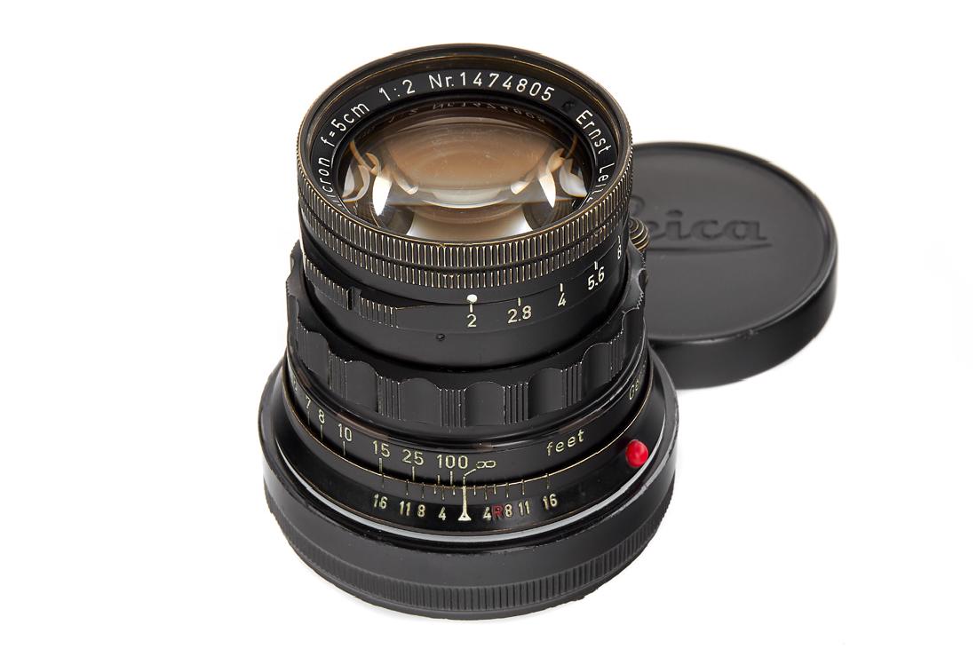 Summicron 2/5cm black paint / brass mount (1 of 15)