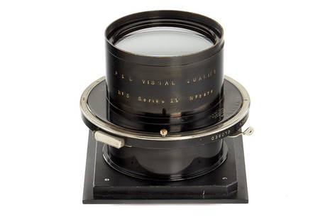 P & S Visual Quality No.3 Series IV 4/14" *: sought-after Pinkham & Smith soft focus lens for 8x10", 14" focal length (c.350mm), 130mm height, front and rear lens diameter 85mm, in excellent condition, very good optics (small separation in front