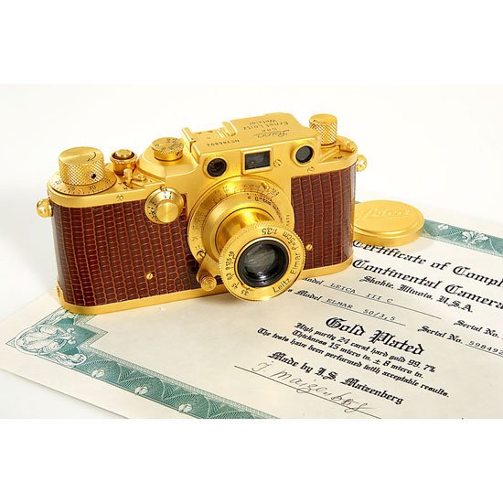 Leica: IIIc Gold Plated