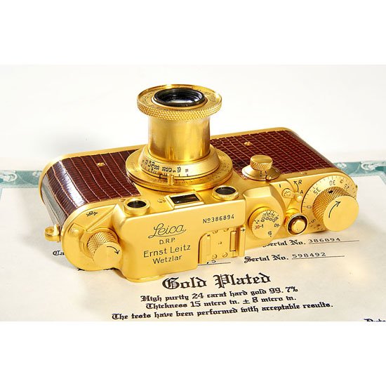 Leica: IIIc Gold Plated - 3