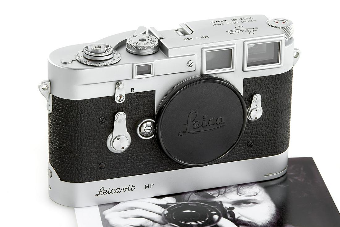 Leica MP chrome 'Jukka Vatanen' *: An Original Leica Mp Used And Owned By A Finnish Fashion And Street Photographer Jukka Vatanen. The Camera Is In Beautiful Condition, It Is Upgraded To Single Stroke And Equipped With Later Top Plate,