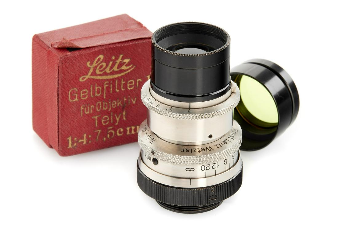 Leitz f. C-Mount Tele-Anastigmat 4/7.5cm black/nickel * (1 of 9)