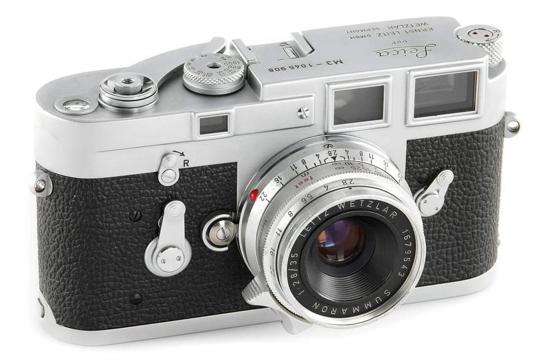 Leica M3 chrome + Summaron 2.8/35mm SN: 1045908 (1 of 8)