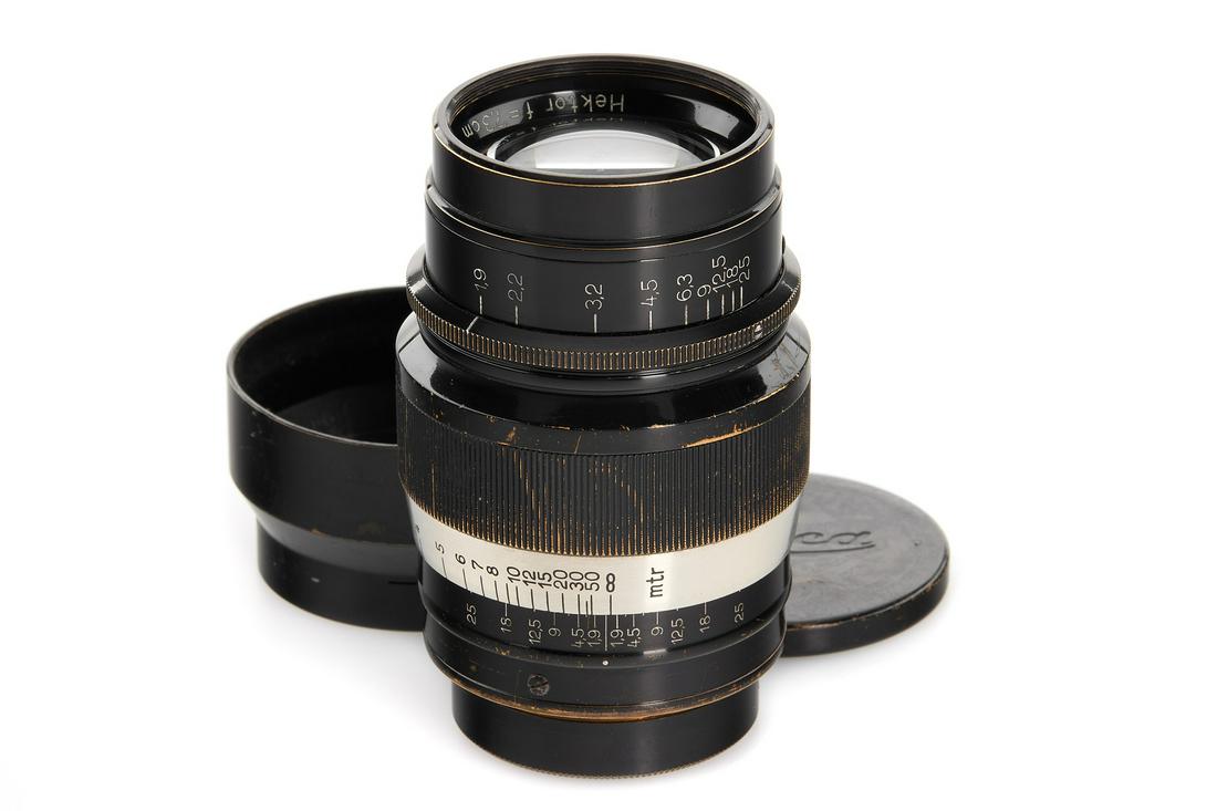 Hektor 1.9/7.3cm HEKON black/nickel * SN: 121661 (1 of 5)