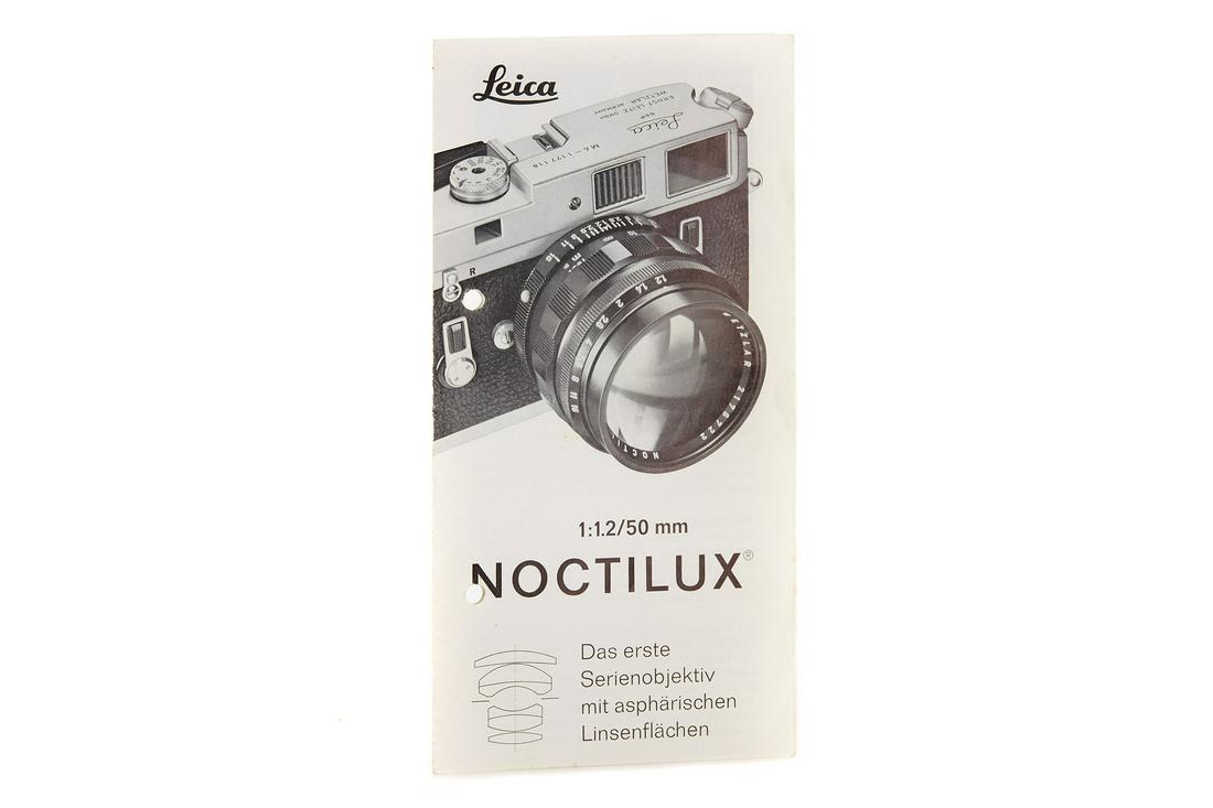 Noctilux 1.2/50mm brochure German (1 of 3)