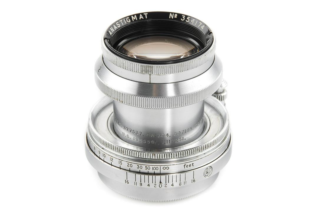 National Optical Co. f. Leica M39 Anastigmat 2/2" * SN:: Very Rare Rangefinder Coupled 50Mm Lens For Leica M39, Made In England, In Very Good Cosmetic Condition, Good Lenses Only Showing Some Light Cleaning Marks, With Rear CapThe Buyers Premium For All Ite