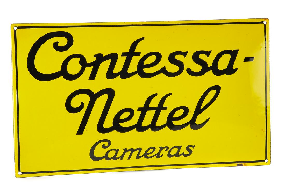 Contessa Nettel Enamel Sign * (1 of 3)