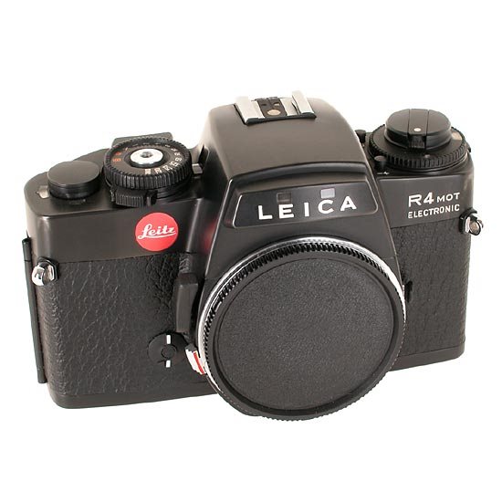 LEICA R-Cameras: R4 Mot Electronic black