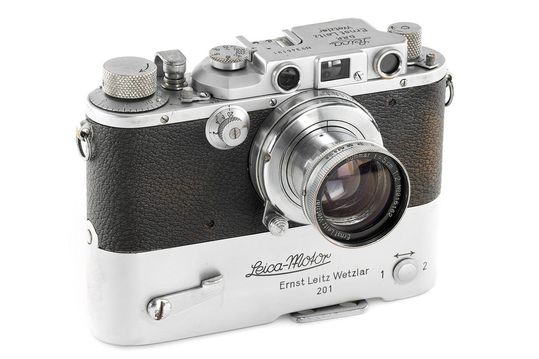 Leica IIIb + Leica-Motor MOOLY chrome (1 of 7)