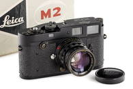 Leica M2 black paint First Batch Button Rewind set *