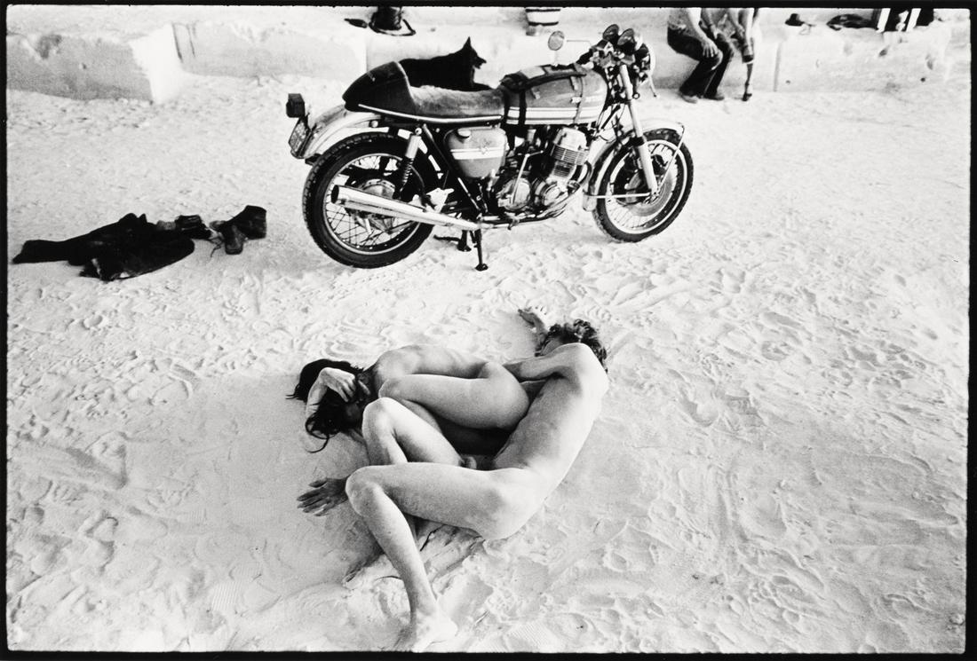 WILL MCBRIDE (1931–2015) 'Pause in Les Beaux', Pause in Les Beaux’ (A Quick Rest in Les: Gelatin silver print, printed in 1990s 19,5 x 29 cm Signed, titled and dated by the photographer in pencil on the reverse PROVENANCE Acquired directly from the photographer by the present owner