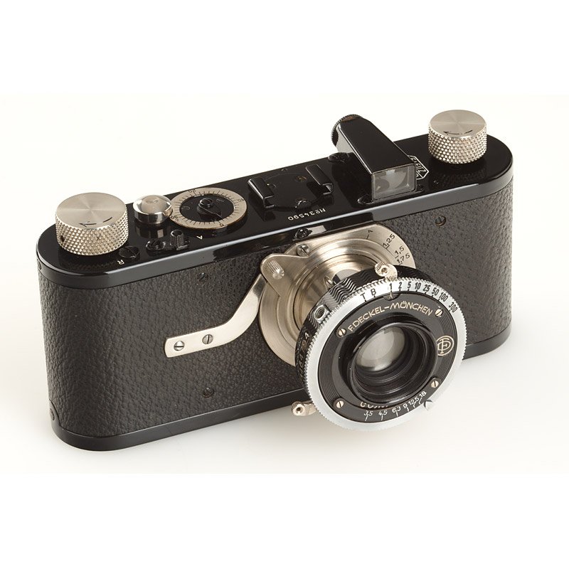 I Mod. B Ring Set Compur, SN: 34590, 1930: completely restored and repainted Leica I Mod.B with ring-set Compur shutter in mint and perfect working condition