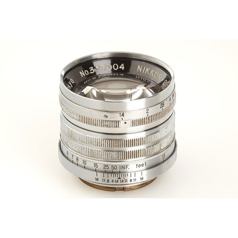 Nikon Nikkor-S.C 1.4/5cm, SN: 317004, 1951: early and rare Tokyo Nikkor-S.C in RF coupled M39 screw mount, focus to 1.5 feet, Tokyo front cap - ex Tad Sato collection