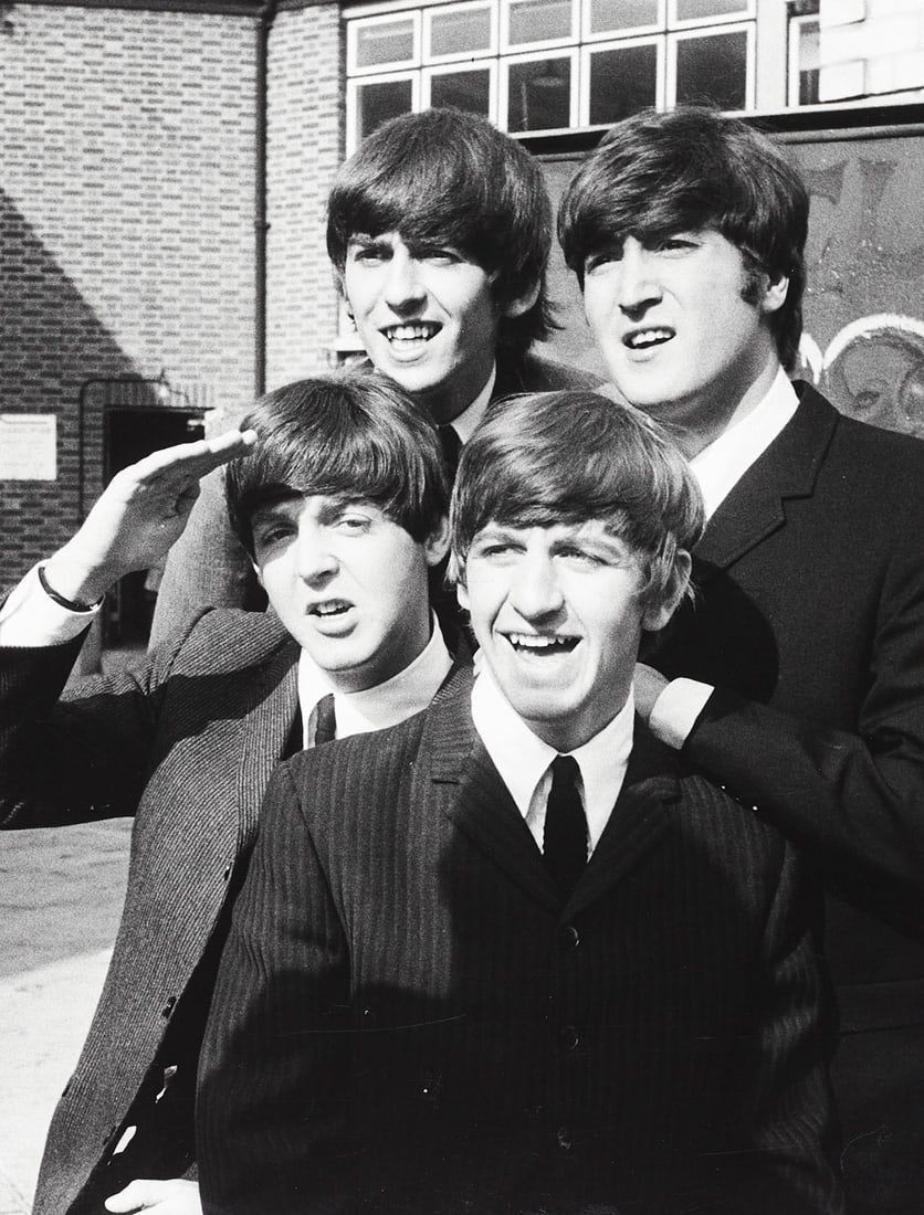 ASTRID KIRCHHERR (* 1938) - The Beatles "A Hard Day's Night", 1964: Gelatin silver print, printed later24 x 18 cmSigned by the photographer in pencil on the reverseAstrid Kirchherr was more than just a photographer whose path crossed that of the Beatles at a crucial m